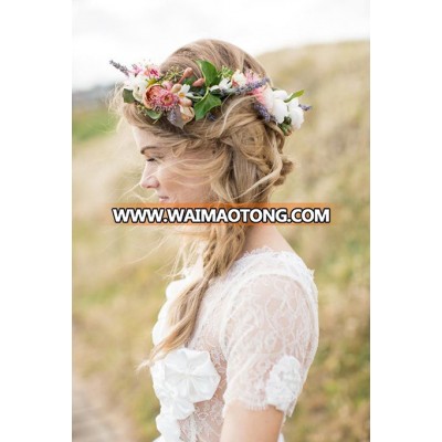 only flowers of Wedding Hairstyles